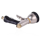 Garden Hose Nozzle Heavy-Duty Metal 9 Spray Patterns