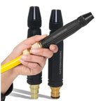 Garden Hose Nozzle High-Pressure Adjustable Spray Brass Connector