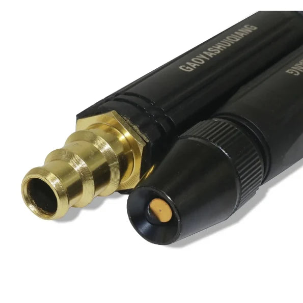 Garden Hose Nozzle High-Pressure Adjustable Spray Brass Connector