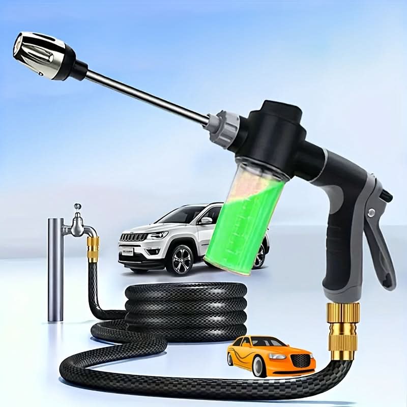 Garden Hose Nozzle High-Pressure Foam Cannon Ergonomic Handle