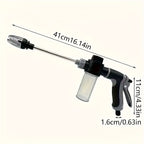 Garden Hose Nozzle High-Pressure Foam Cannon Ergonomic Handle