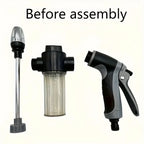 Garden Hose Nozzle High-Pressure Foam Cannon Ergonomic Handle