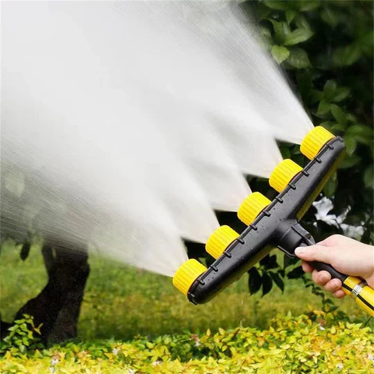 Garden Hose Nozzle Quick-Connect Adjustable Mist & Jet