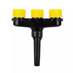 Garden Hose Nozzle Quick-Connect Adjustable Mist & Jet