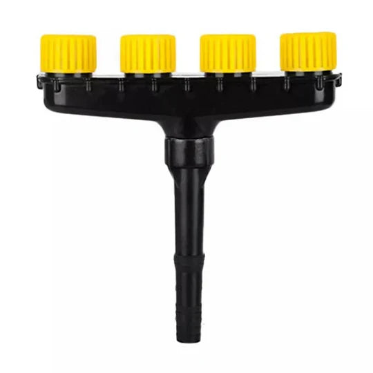 Garden Hose Nozzle Quick-Connect Adjustable Mist & Jet