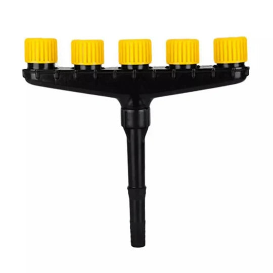 Garden Hose Nozzle Quick-Connect Adjustable Mist & Jet