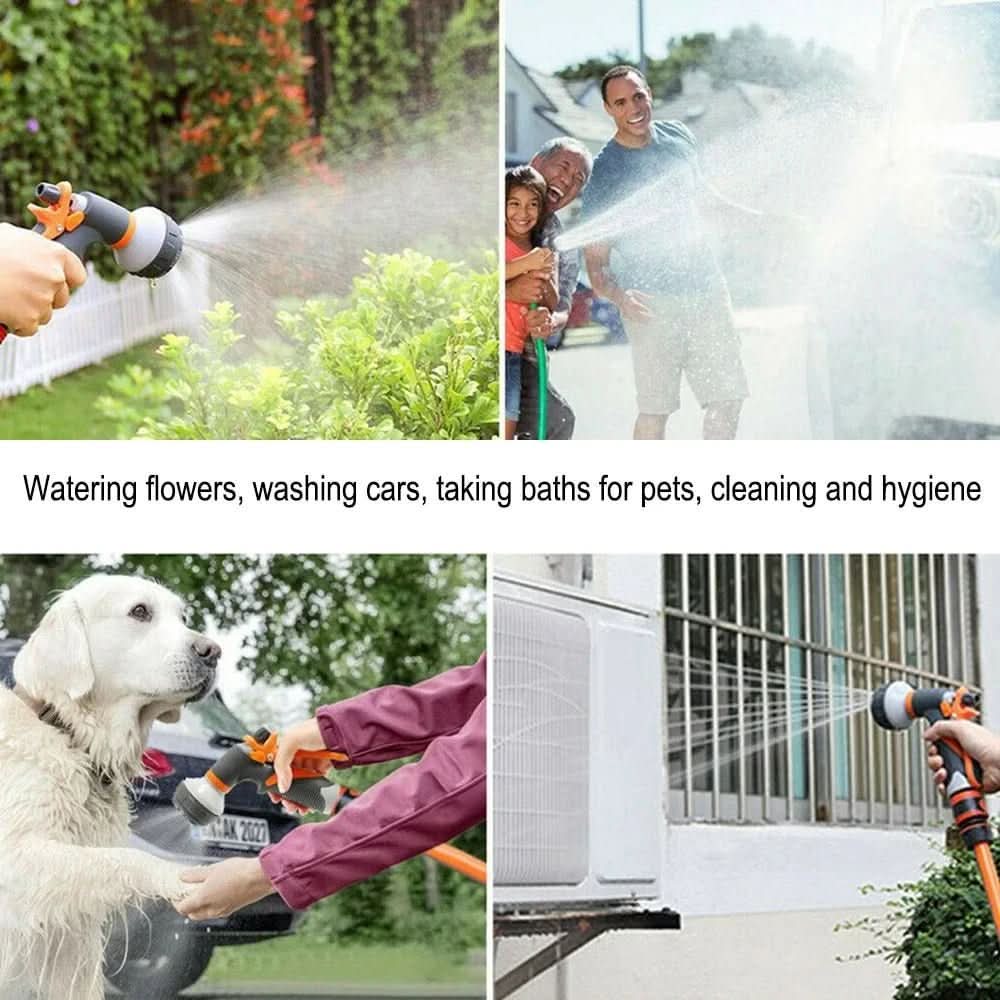 Garden Hose Sprayer 8-Mode High Pressure Ergonomic Grip
