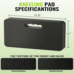 Garden Knee Pads Over 1 Inch Foam Hook-and-Loop Straps
