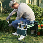 Garden Kneeler & Seat Foldable Padded 331 Lb Capacity