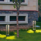 Garden Lamp Cast Aluminum & Glass Warm White LED