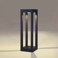Garden Lamp Cast Aluminum & Glass Warm White LED