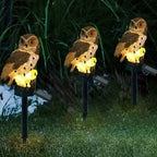 Garden Lamp Solar-Powered Auto-On Weather-Resistant