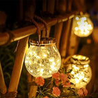 Garden Lantern Solar Powered Dusk Sensor Weatherproof
