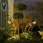 Garden Lantern Solar-Powered Water-Pouring Effect Weather-Resistant