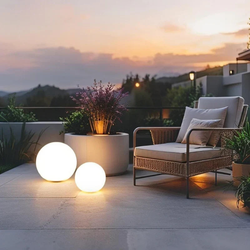 Garden Light 16-Color Remote Control USB Rechargeable & Solar