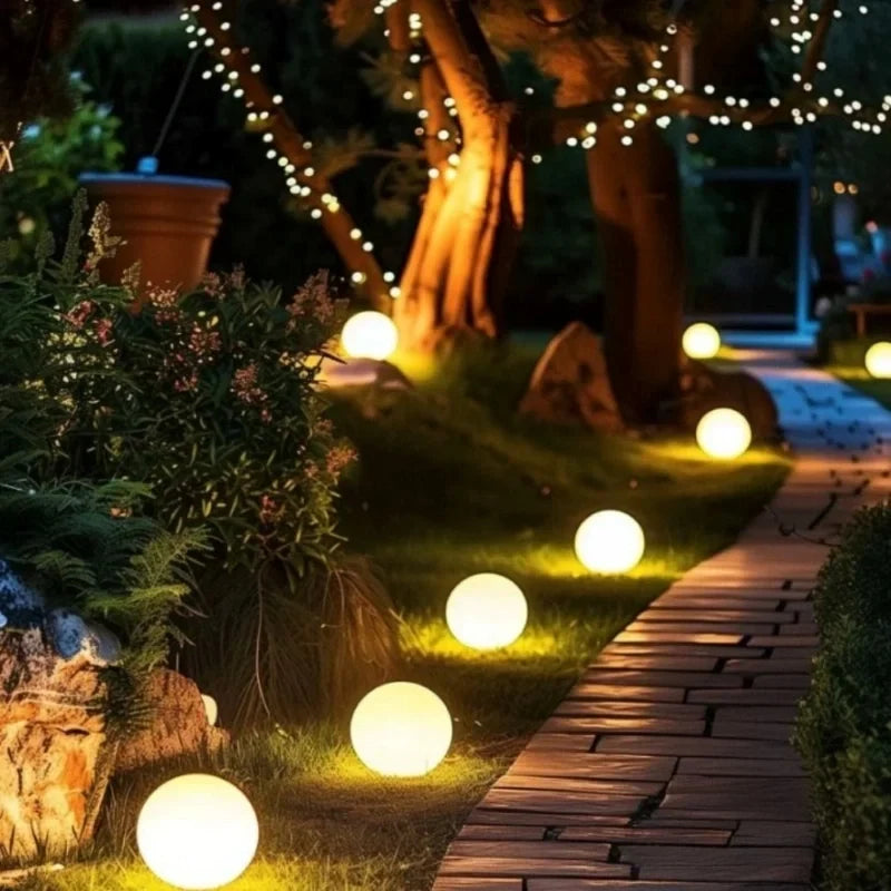 Garden Light 16-Color Remote Control USB Rechargeable & Solar