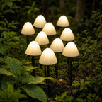 Garden Lights Mushroom Design Solar Powered IP65