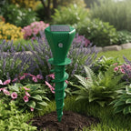 Garden Mole Repeller Solar-Powered Silent Vibration 6,458 Sq Ft