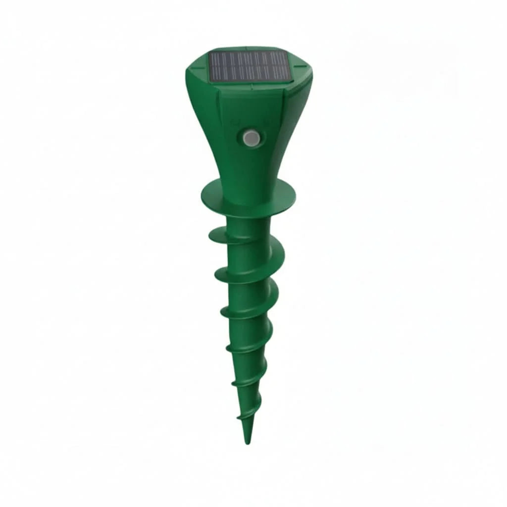 Garden Mole Repeller Solar-Powered Silent Vibration 6,458 Sq Ft