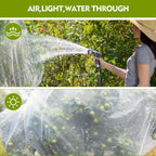 Garden Net Breathable Mesh Drawstring Pest & Bird Protection