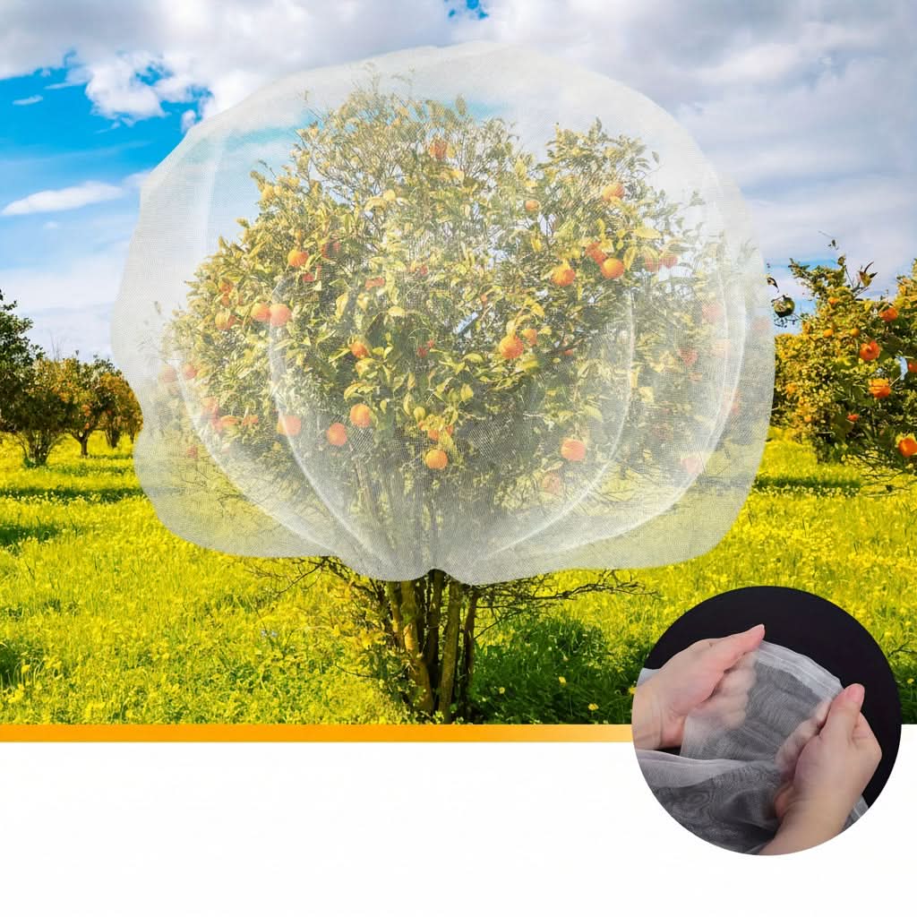 Garden Net Breathable Mesh Drawstring Pest & Bird Protection