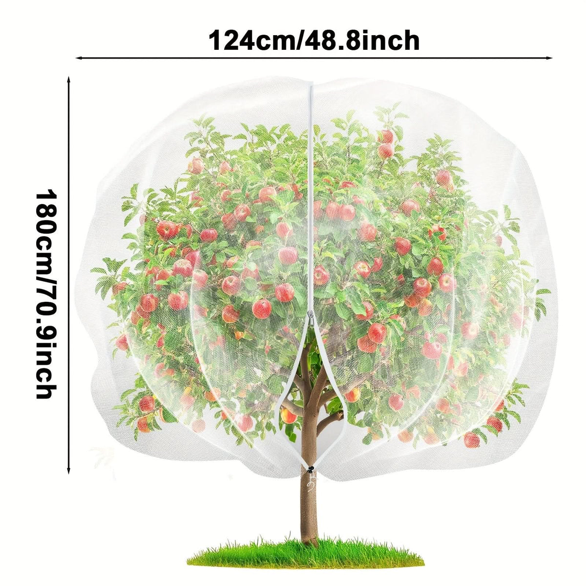 Garden Net Breathable Mesh Drawstring Pest & Bird Protection
