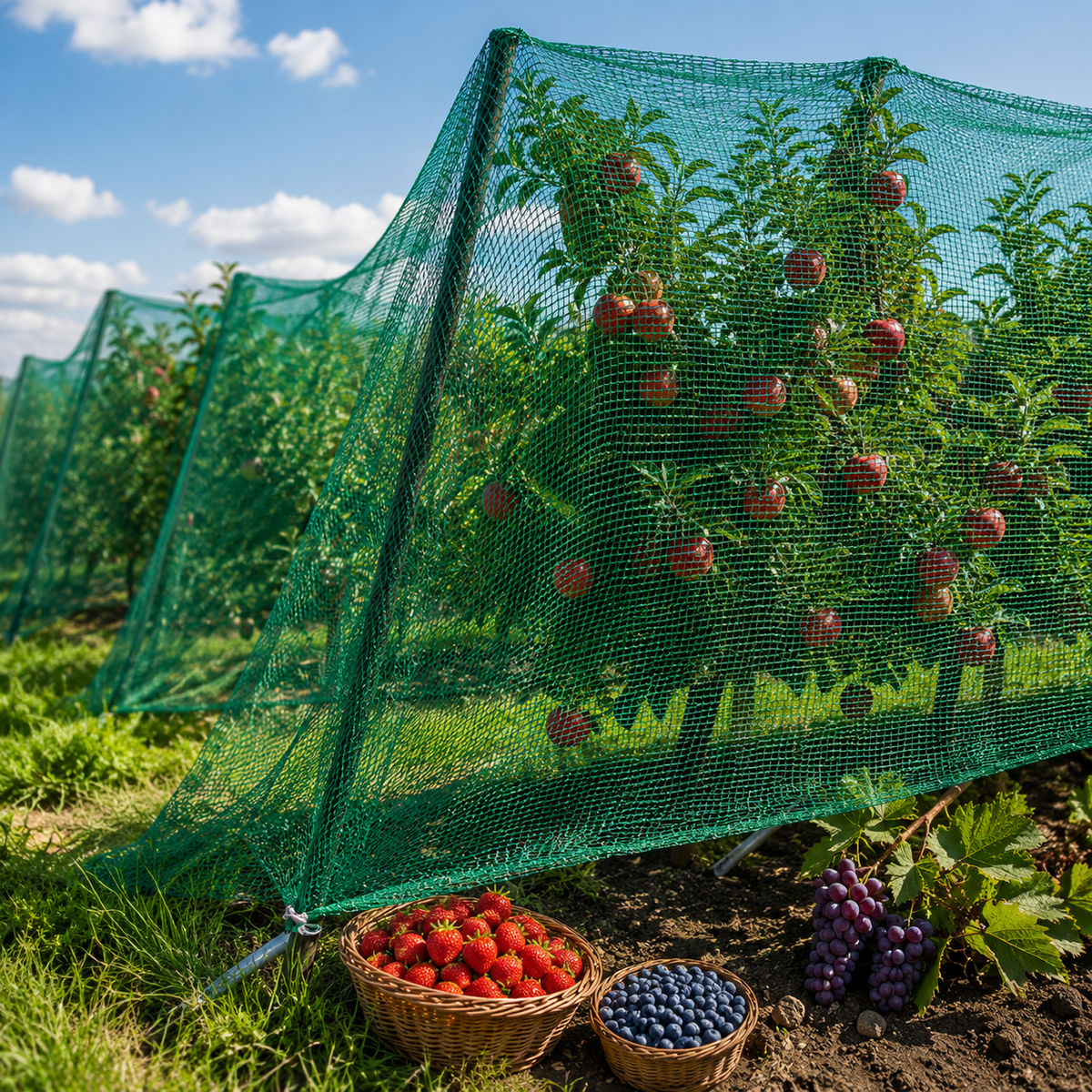 Garden Netting Bird & Deer Protection 2 Inch Mesh