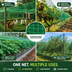 Garden Netting Bird & Deer Protection 2 Inch Mesh