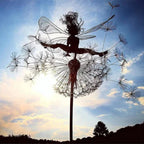 Garden Ornament Handmade Weather-Resistant Metal With Stake