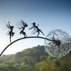 Garden Ornament Handmade Weather-Resistant Metal With Stake