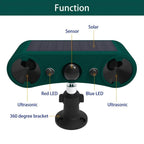 Garden Pest Repeller Motion-Activated Ultrasonic Weather-Resistant