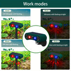 Garden Pest Repeller Motion-Activated Ultrasonic Weather-Resistant