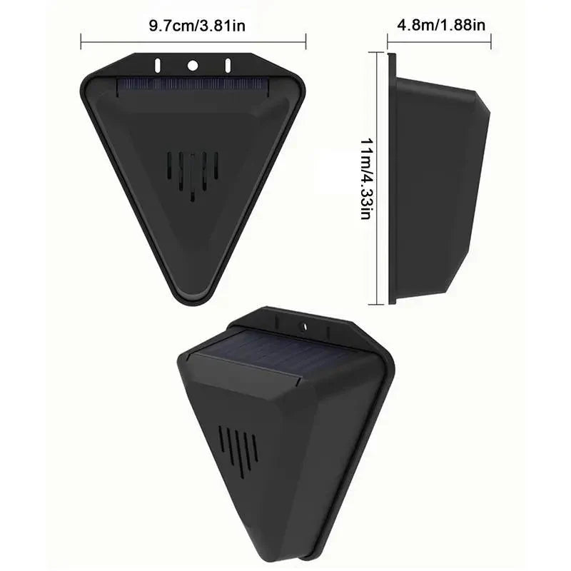 Garden Pest Repeller Solar-Powered 13 Predator Sounds Weatherproof