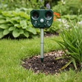 Garden Pest Repeller Solar-Powered Ultrasonic 12m Coverage