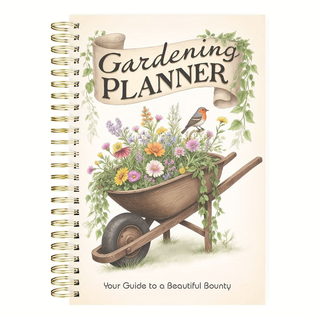 Garden Planner A5 Spiral-Bound Plant Care Tracker
