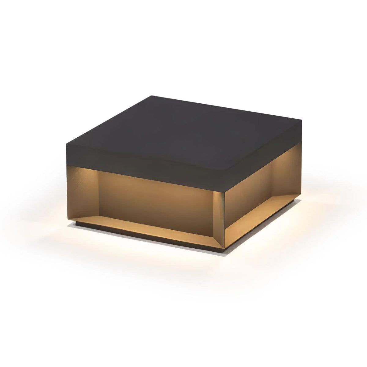 Garden Post Light Solar IP65 Weatherproof Brushed Aluminum
