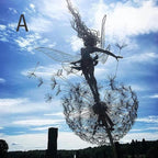 Garden Spinner Fairy Design Wind-Powered Ground Stake
