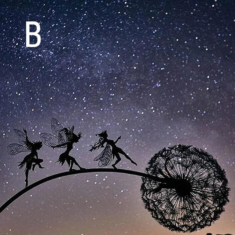 Garden Spinner Fairy Design Wind-Powered Ground Stake