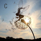 Garden Spinner Fairy Design Wind-Powered Ground Stake