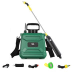 Garden Sprayer Rechargeable 1.3 Gallon Adjustable Brass Nozzle