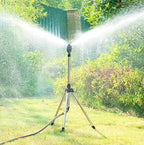 Garden Sprinkler 360° Rotating Adjustable Spray Plastic & Stainless Steel