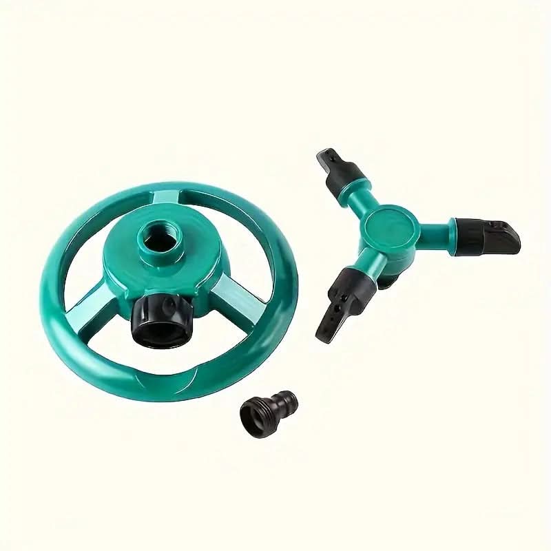 Garden Sprinkler 360° Rotating Hose Connector & Stable Base
