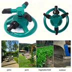 Garden Sprinkler 360° Rotating Hose Connector & Stable Base