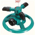 Garden Sprinkler 360° Rotating Hose Connector & Stable Base