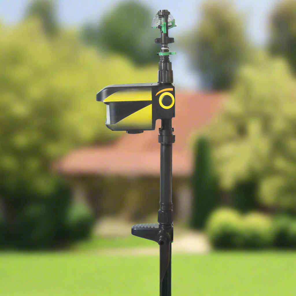 Garden Sprinkler Motion-Activated Solar Powered 36 Ft Range