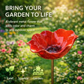 Garden Stake Flower Bird Bath Weather-Resistant 60cm
