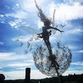 Garden Stake Ornament Fairy Silhouette Metal & Weather-Resistant