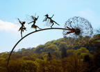 Garden Stakes Dandelion Fairy Metal Weather-Resistant