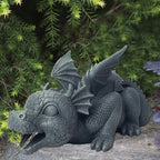 Garden Statue Resin Water-Spraying Dragon