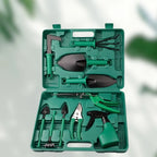 Garden Tool Set 10-Piece Stainless Steel Storage Case